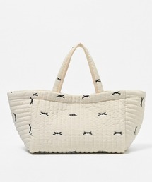 nico nico（ニコニコ）の「【 nico nico / ニコニコ 】軽量トートバッグ（リボン・くま・さくらんぼ柄）（トートバッグ）」