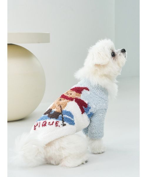 セール】【HOLIDAY】【CAT&DOG】スキーベアジャガードプルオーバー