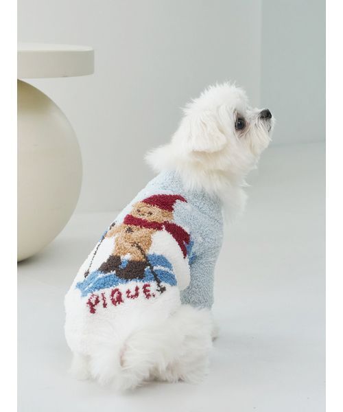 セール】【HOLIDAY】【CAT&DOG】スキーベアジャガードプルオーバー