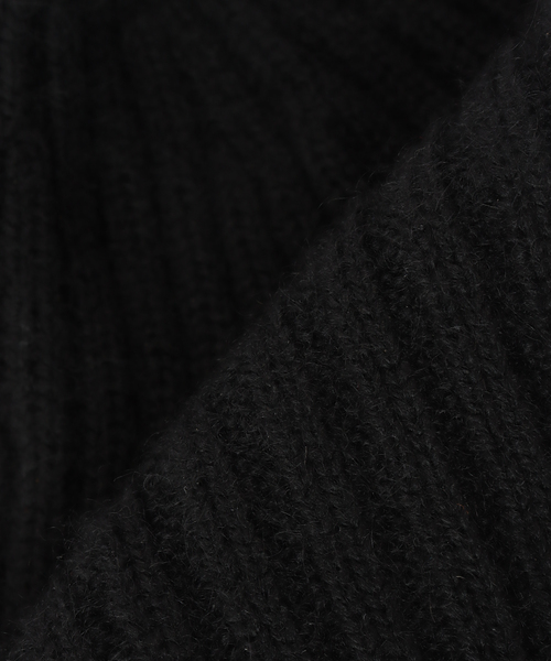 IENA（イエナ）の「babaco/ババコ Cashmere Knit Cap キャップ BA01-HO35（キャップ・レディース・ブラウン/ブラック・FREE）」の5枚目の写真