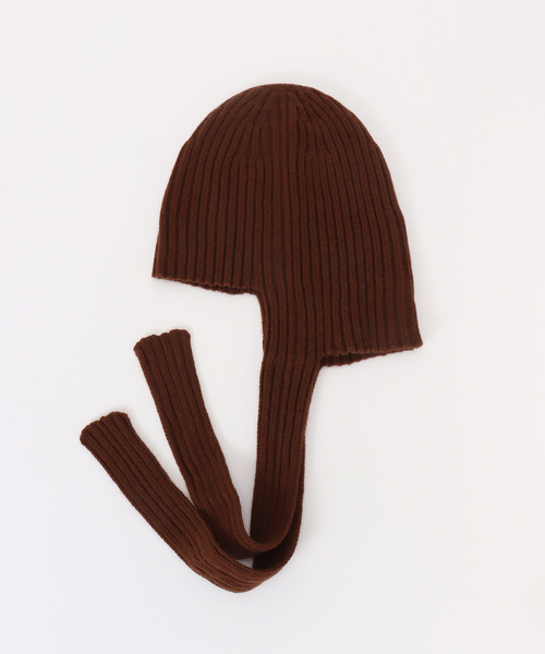 IENA（イエナ）の「babaco/ババコ Cashmere Knit Cap キャップ BA01-HO35（キャップ・レディース・ブラウン/ブラック・FREE）」の6枚目の写真