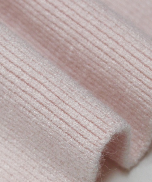 LAVEANGE（ラビアンジェ）の「【洗える】ウエストタックニットカーデ（カーディガン/ボレロ・レディース・ブラック/チャコールグレー/ピンク・F/3L/4L）」の15枚目の写真