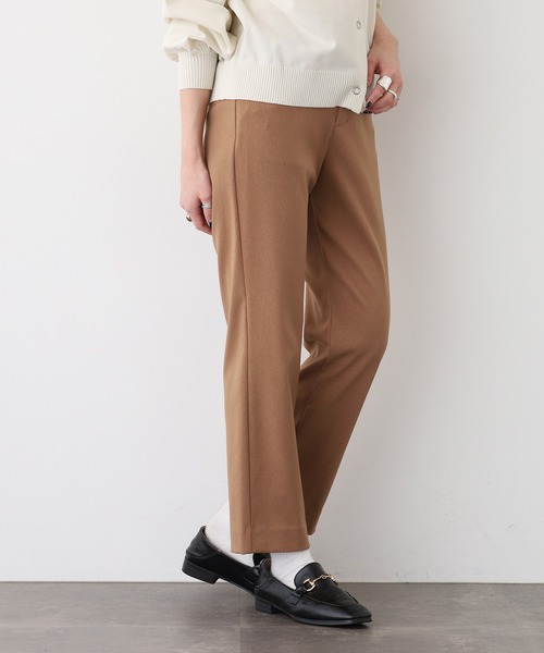 EGLANTINE(エグランティーヌ)の「EGLANTINE モックラッシュパンツ 日本製(その他パンツ・レディース・ブラック/キャメル/グレー・40)」の14枚目の写真