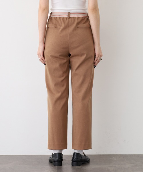 EGLANTINE(エグランティーヌ)の「EGLANTINE モックラッシュパンツ 日本製(その他パンツ・レディース・ブラック/キャメル/グレー・40)」の18枚目の写真