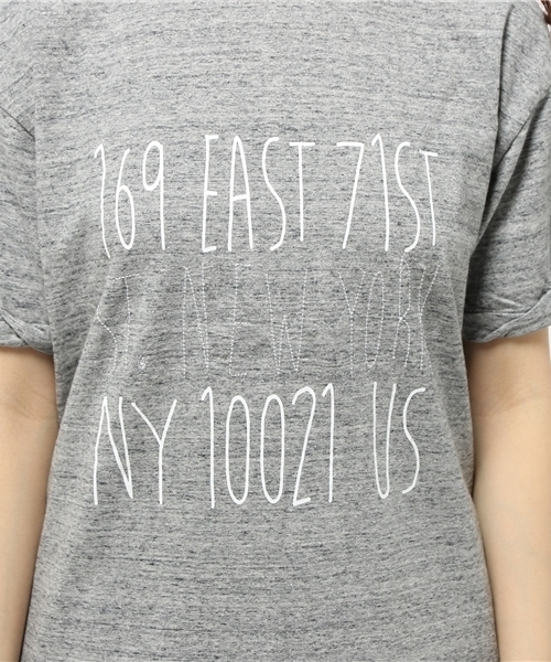 OUTLET（アウトレット）の「【Discoat Petit】USコットンプリントT（Tシャツ/カットソー・レディース・杢グレー・LARGE）」の8枚目の写真