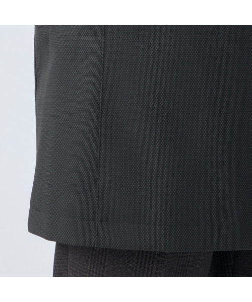 SUIT SELECT(スーツセレクト)の「レイヤードスタンドカラーコート/WATERPROOF(ステンカラーコート・メンズ・グレー・SMALL/MEDIUM/LARGE/X-LARGE/XX-LARGE)」の13枚目の写真