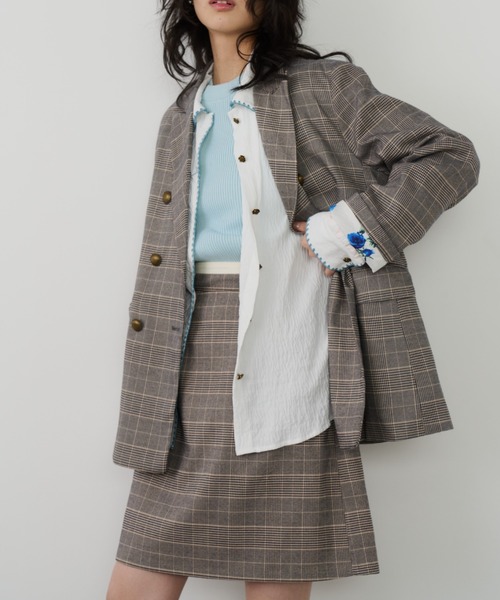 Unitage（ユニテージ）の「グレンチェックミニスカート（スカート・レディース・グレー/その他・FREE）」の12枚目の写真