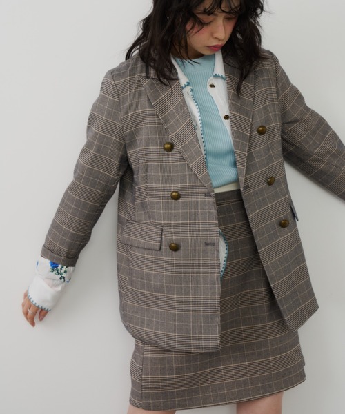 Unitage（ユニテージ）の「グレンチェックミニスカート（スカート・レディース・グレー/その他・FREE）」の22枚目の写真