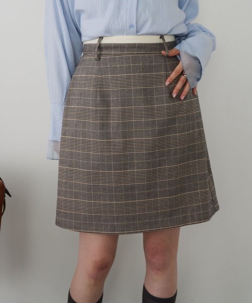 Unitage（ユニテージ）の「グレンチェックミニスカート（スカート・レディース・グレー/その他・FREE）」の18枚目の写真