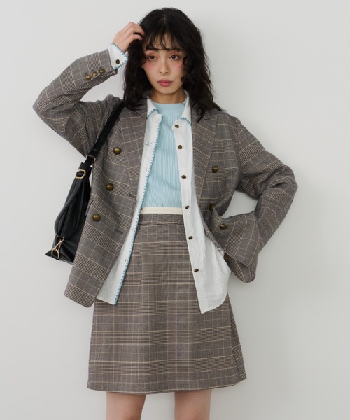 Unitage（ユニテージ）の「グレンチェックミニスカート（スカート・レディース・グレー/その他・FREE）」の19枚目の写真