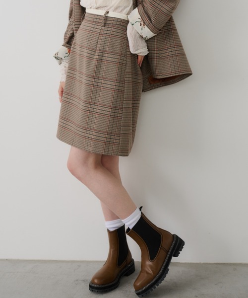 Unitage（ユニテージ）の「グレンチェックミニスカート（スカート・レディース・グレー/その他・FREE）」の7枚目の写真