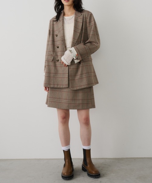 Unitage（ユニテージ）の「グレンチェックミニスカート（スカート・レディース・グレー/その他・FREE）」の10枚目の写真