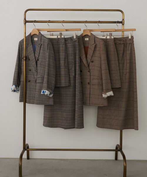 Unitage（ユニテージ）の「グレンチェックミニスカート（スカート・レディース・グレー/その他・FREE）」の4枚目の写真