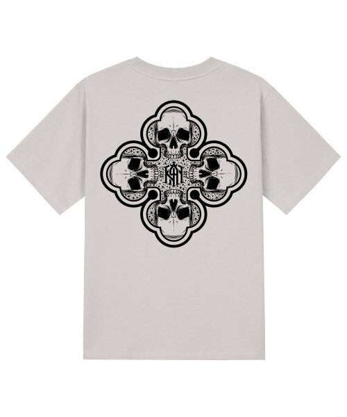 KAN6312(カン6312)の「KTC0127 スカルダン322 半袖Tシャツ - ベージュ(Tシャツ/カットソー・メンズ・その他・LARGE/MEDIUM/SMALL/X-LARGE)」の1枚目の写真