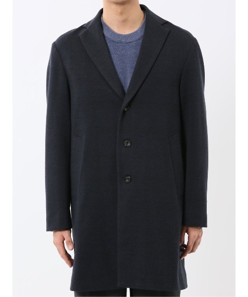 TAKA-Q(タカキュー)の「【ストレッチ メルトン】タカキュー チェスターコート(チェスターコート・メンズ・グレー系その他2/ネイビー・MEDIUM/LARGE/X-LARGE/3L)」の18枚目の写真