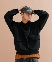 NO NEED（ノーニード）の「【PUNCHLINE】Big Pocket Pigment Hoodie/JJHD9162（スウェット）」