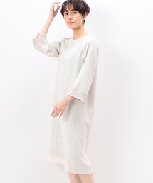K.T KIYOKO TAKASE | 〔 Sサイズ 〕 クラフティーレース ラグランスリーブドレス(ワンピース)