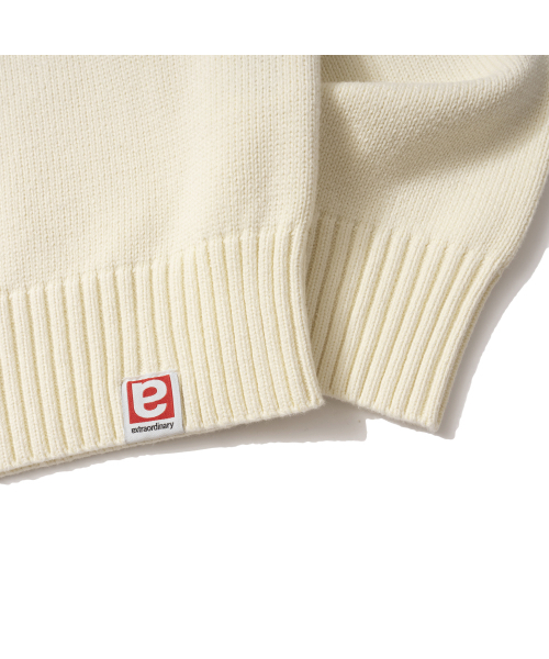 EXTRAORDINARY(エクストラオーディナリー)の「EX GOTHIC LOGO SWEATER IVORY(ニット/セーター・メンズ・その他・LARGE/X-LARGE/MEDIUM)」の5枚目の写真