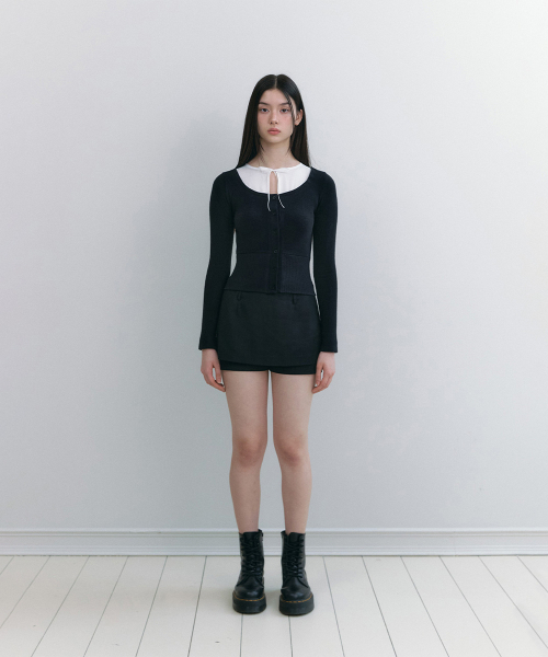 NOT YOUR ROSE（ノットユアローズ）の「ケイトトップス（ブラック）（カーディガン/ボレロ・レディース・その他・SMALL/MEDIUM）」の2枚目の写真