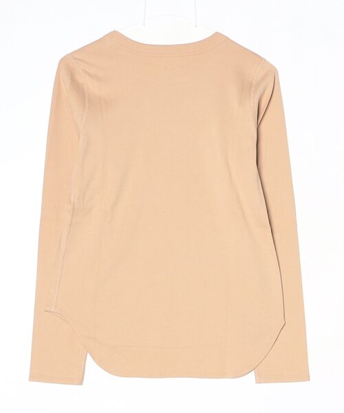 three dots(スリードッツ)の「ボーイズアレックス 長袖(Tシャツ/カットソー・レディース・キャメル・SMALL/MEDIUM)」の2枚目の写真