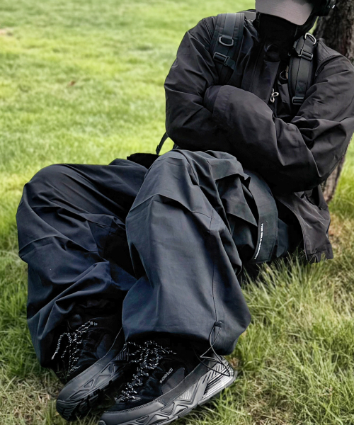 THE MILE（ザマイル）の「CN カーゴバルーンパンツ [BLACK]（スウェットパンツ・メンズ・その他・SMALL/MEDIUM/LARGE）」の3枚目の写真