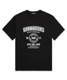 ACTIVITY ARCH オーバーサイズ 半袖Tシャツ (VS0062) ブラック