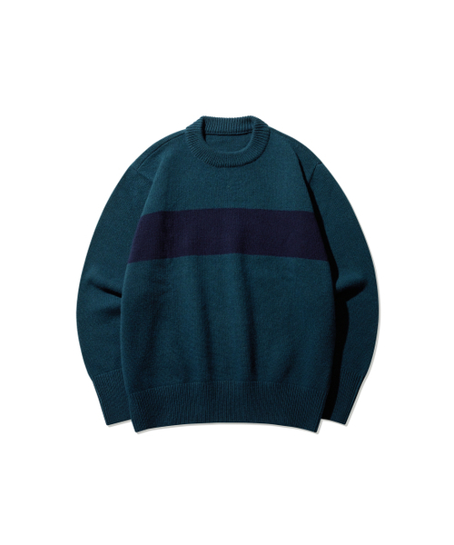 NAMERCLOTHING（ネイマークローディング）の「FISHERMAN WOOL SWEATER GREEN（ニット/セーター・レディース・その他・X-LARGE/LARGE）」の2枚目の写真