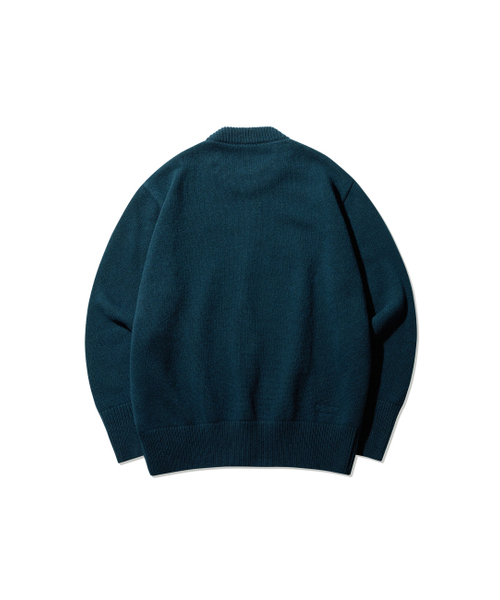 NAMERCLOTHING（ネイマークローディング）の「FISHERMAN WOOL SWEATER GREEN（ニット/セーター・レディース・その他・X-LARGE/LARGE）」の3枚目の写真