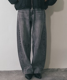 コクーンシルエットデニムパンツ