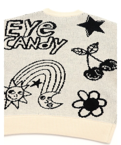 Little sunny bite（リトルサニーバイト）の「《Little Sunny Bite》little sunny bite x Humberto Cruz knit top（ニット/セーター・レディース・ブラック/ピンク・MEDIUM）」の13枚目の写真