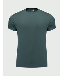 デイリーム無地マッスルフィットTシャツ[エメラルド]