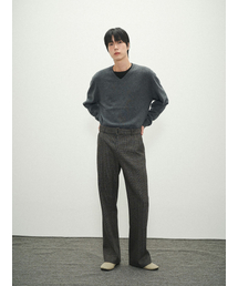 FARASHA CASHMERE V NECK KNIT CHARCOAL
