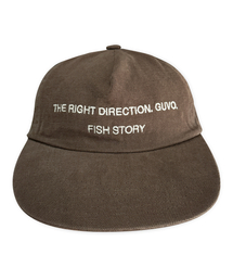 GUVO（グボ）の「Fish story vintage cap, brown（キャップ）」