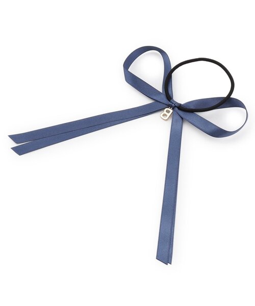 by LOVEiT（バイラビット）の「【卒服】リボンポニー（ヘアゴム・キッズ・ネイビー/ミント/アイボリー・F）」の4枚目の写真