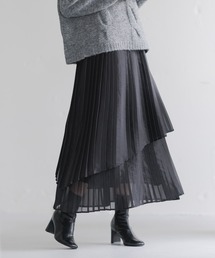 Andemiu | プリーツティアードスカート632906(スカート)