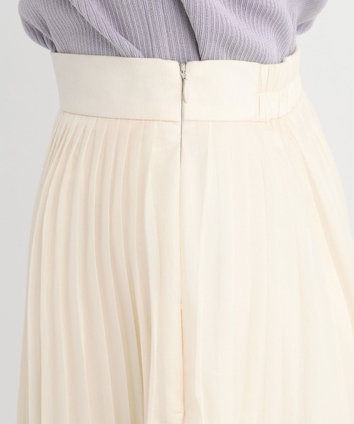 Andemiu（アンデミュウ）の「プリーツティアードスカート632906（スカート・レディース・アイボリー/ブラック/ホワイト/ライトブルー・FREE）」の22枚目の写真