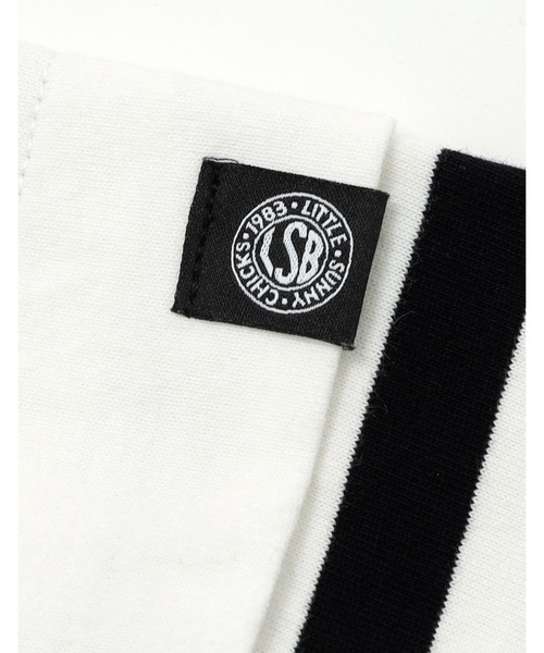 Little sunny bite(リトルサニーバイト)の「★Little sunny bite★stranger things x little sunny bite graphic fake layered long tee(Tシャツ/カットソー・レディース・ピンク/ホワイト/ブラック・MEDIUM/SMALL)」の11枚目の写真