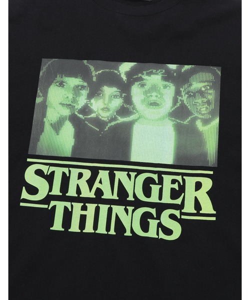 Little sunny bite(リトルサニーバイト)の「★Little sunny bite★stranger things x little sunny bite graphic fake layered long tee(Tシャツ/カットソー・レディース・ピンク/ホワイト/ブラック・MEDIUM/SMALL)」の17枚目の写真