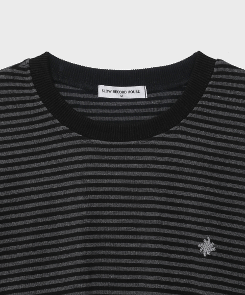 SLOW RECORD HOUSE(スローレコードハウス)の「ストライプロングスリーブ_ブラック(Tシャツ/カットソー・レディース・その他・MEDIUM/LARGE)」の18枚目の写真