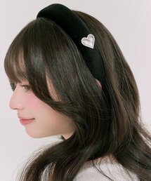 OLIVE des OLIVE | ロゴハートベロアカチューシャ(ネックレス)