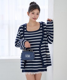 【Seemi.】2枚セットニットワンピース