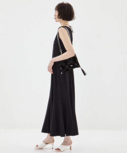 tanakadaisuke(タナカダイスケ)の「【tanakadaisuke/タナカダイスケ】palace tiles quilted drawstring bag/パレスタイルズキルテッドドローストリングバッグ(ショルダーバッグ・レディース・ブラック・FREE)」の10枚目の写真