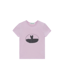 Signature bunny tee -pink
