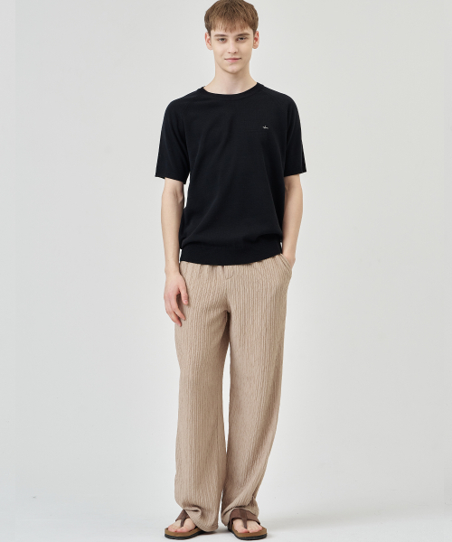 THE-ABON(エイボン)の「イリー スパンバンディング ワイドパンツ ベージュ(その他パンツ・メンズ・その他・2XL/L/XL/M)」の1枚目の写真