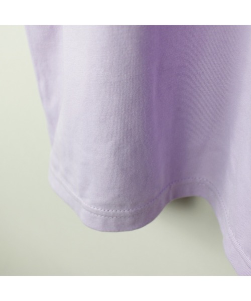 maarook(マルーク)の「シアーフリンジチェック衿天竺Tシャツ(Tシャツ/カットソー・キッズ・ブラック/パープル・130cm/120cm/110cm/100cm/90cm)」の19枚目の写真