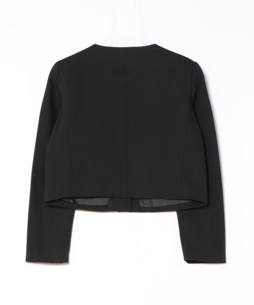MICHAEL KORS(マイケルコース)の「ホースビット カラーレス ジャケット(ノーカラージャケット・レディース・ブラック・S/XS/L/M/XL)」の2枚目の写真