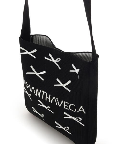 SAMANTHAVEGA(サマンサベガ)の「ニットショルダーバッグ(ショルダーバッグ・レディース・ブラック/ホワイト/ピンク・FREE)」の13枚目の写真