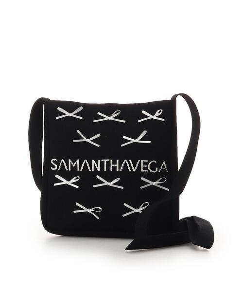 SAMANTHAVEGA(サマンサベガ)の「ニットショルダーバッグ(ショルダーバッグ・レディース・ブラック/ホワイト/ピンク・FREE)」の8枚目の写真