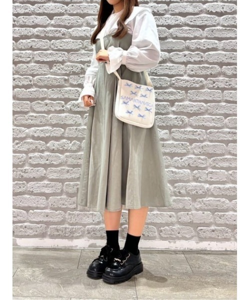 SAMANTHAVEGA(サマンサベガ)の「ニットショルダーバッグ(ショルダーバッグ・レディース・ブラック/ホワイト/ピンク・FREE)」の11枚目の写真