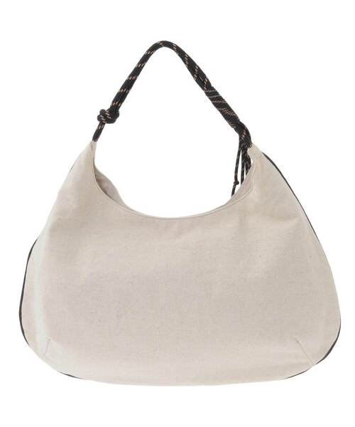 CONVERSE TOKYO(コンバーストウキョウ)の「ROPE HANDLE LINEN SHOULDER BAG(ショルダーバッグ・レディース・ブラウン/ブラック・FREE)」の6枚目の写真